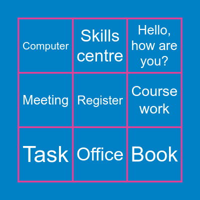 Bingo Cymraeg Bingo Card