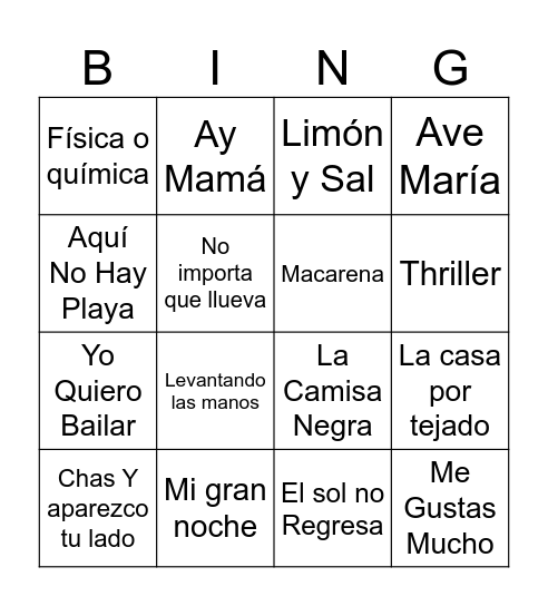 2 2 2 2 Bingo Card