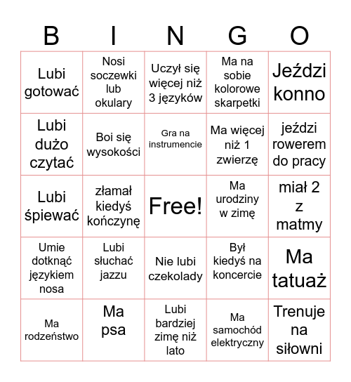 Bingo na hytte Bingo Card