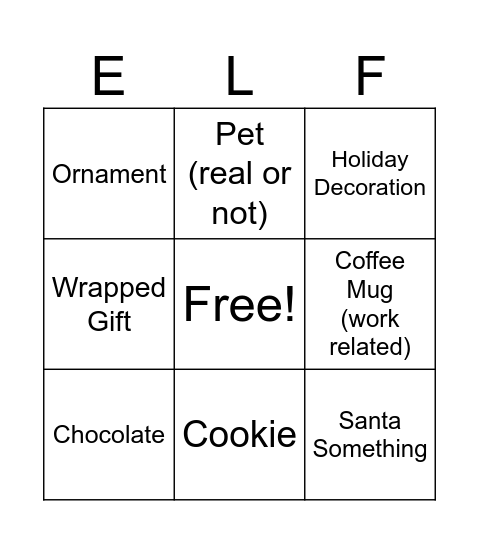 OPDIL Bingo Dec 2024 Bingo Card