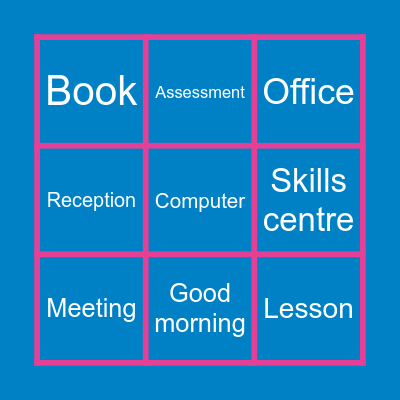 Bingo Cymraeg Bingo Card