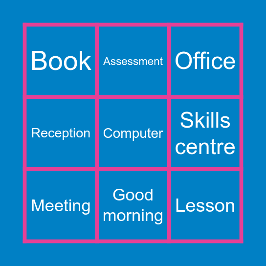 Bingo Cymraeg Bingo Card