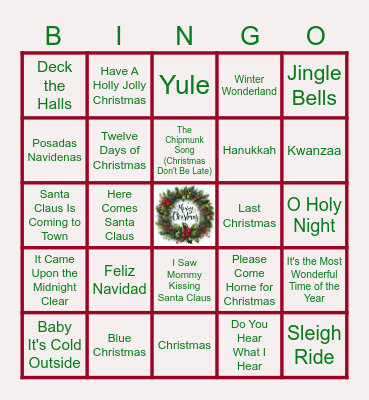 ePMO Christmas BINGO Card