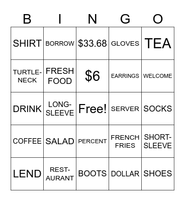 ASL UNTI 3: TOPIC 1-3 Bingo Card