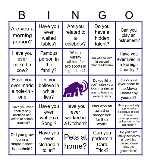 TEAM 144 Bingo Card