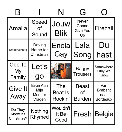 AIDEN KERSTBINGO Card