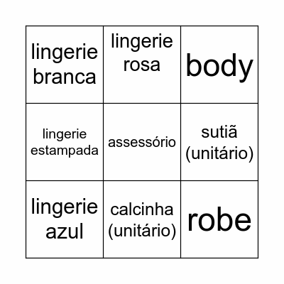 Rute's brunch bingo Card