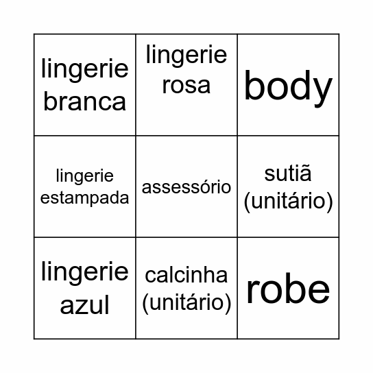 Rute's brunch bingo Card