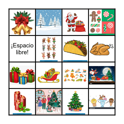 La navidad Bingo Card