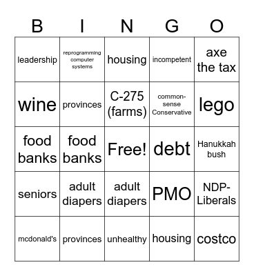 CPC bingo Card