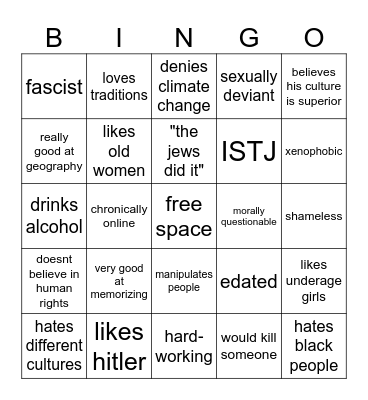 otto Bingo Card