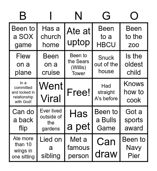 NXT AG Bingo Card