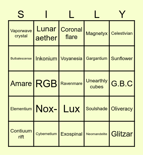 REX REINCARNATED ENIGMA BINGO Card