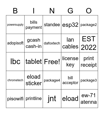 Chrome Technology Bingo 2024 Bingo Card