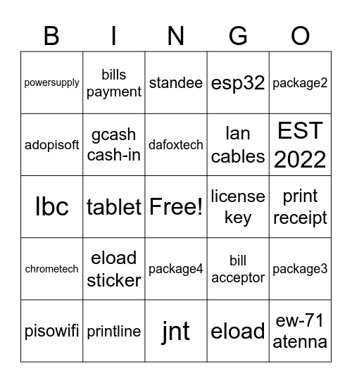 Chrome Technology Bingo 2024 Bingo Card