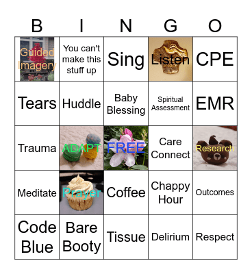 Chaplain Bingo! Bingo Card