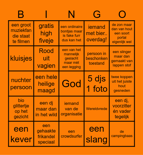 FAMILIAR FOREST ELYSIUM Bingo Card