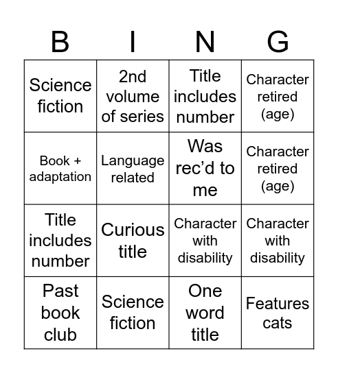 CatDQ's bingo Card