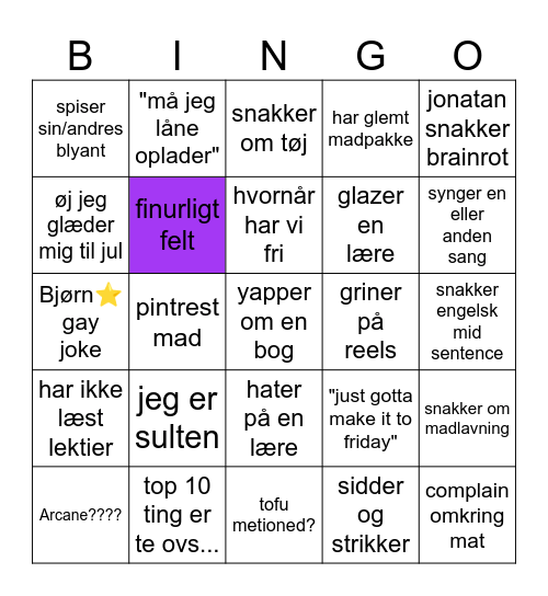 jonatan bingo Card