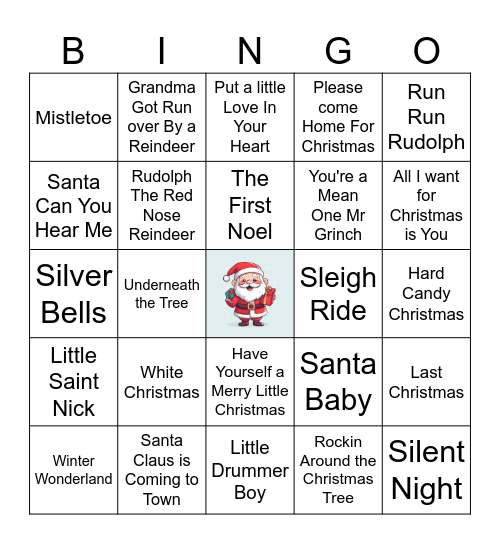 Christmas Bingo Card