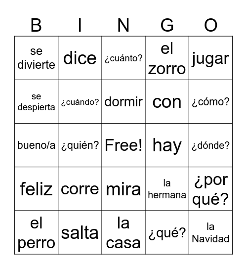 MOVIE TALK-Buster the Boxer Bingo Card