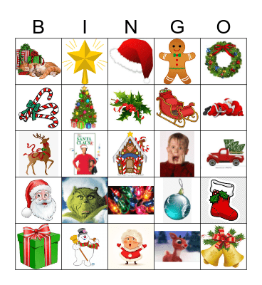 Holiday Bingo Card