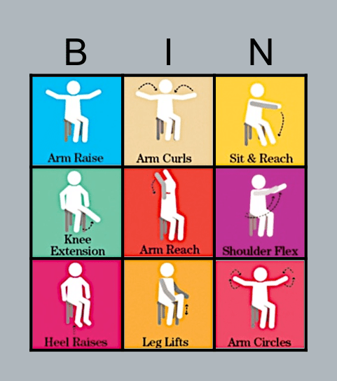 Chair Activity Bingo Card