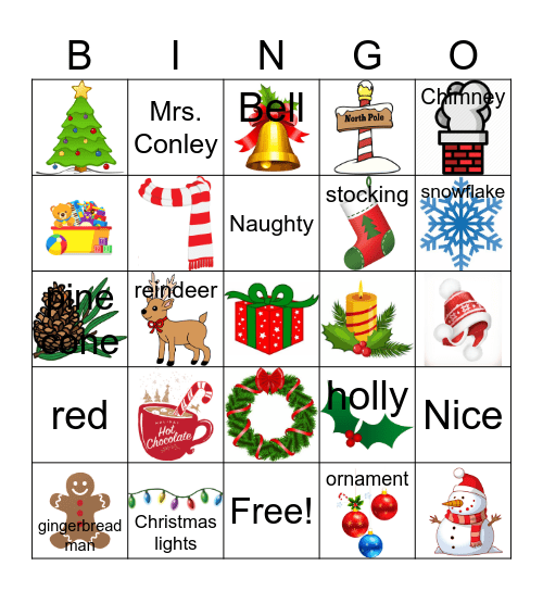 Christmas Bingo Card