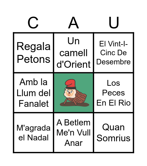 Bingo Nadalenc Bingo Card