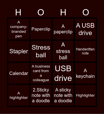 DATA MANAGEMENT HOLIDAY PARTY Bingo Card