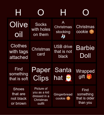 DATA MANAGEMENT HOLIDAY PARTY Bingo Card