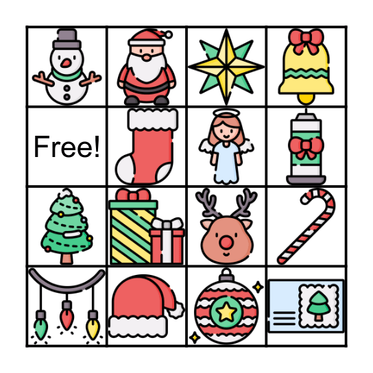 NAVIDAD Bingo Card