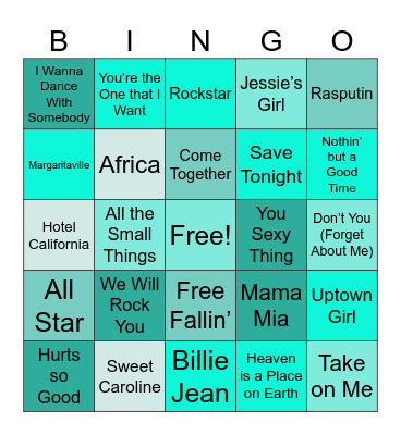 Tribe Classics Bingo Card