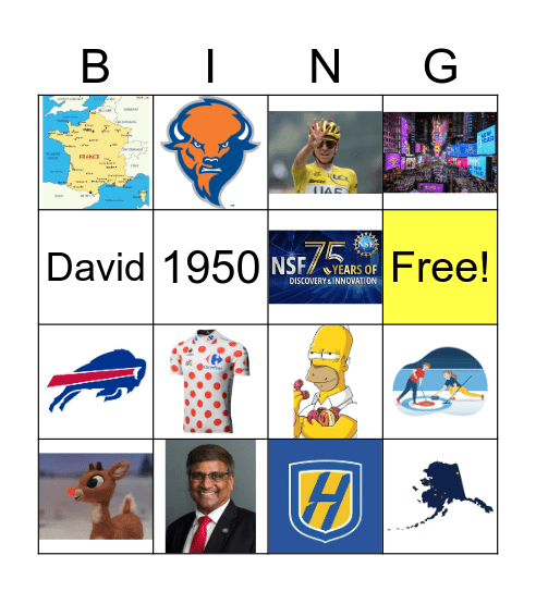 PAAM Team Holiday Bingo Card