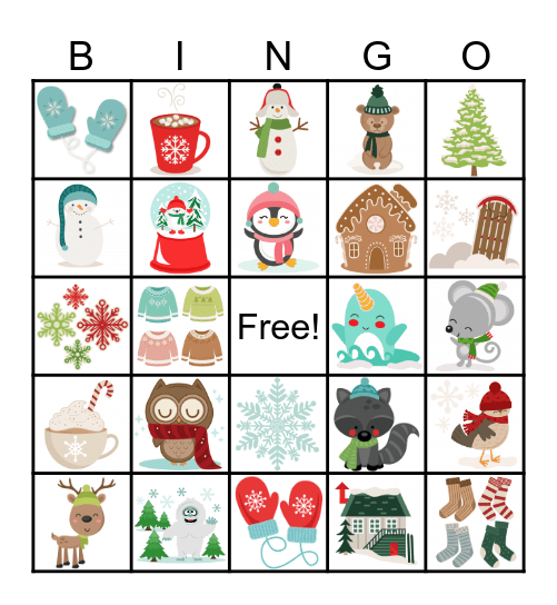 Winter BINGO Card