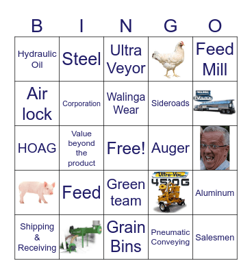 Walinga Bingo Card