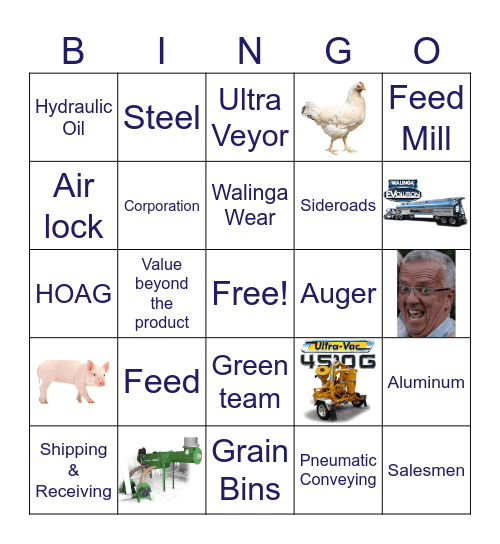 Walinga Bingo Card