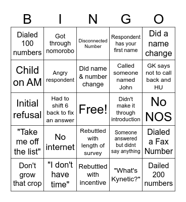 Qlarity Access Holiday Party Bingo Card