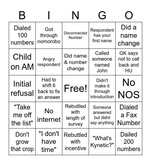 Qlarity Access Holiday Party Bingo Card