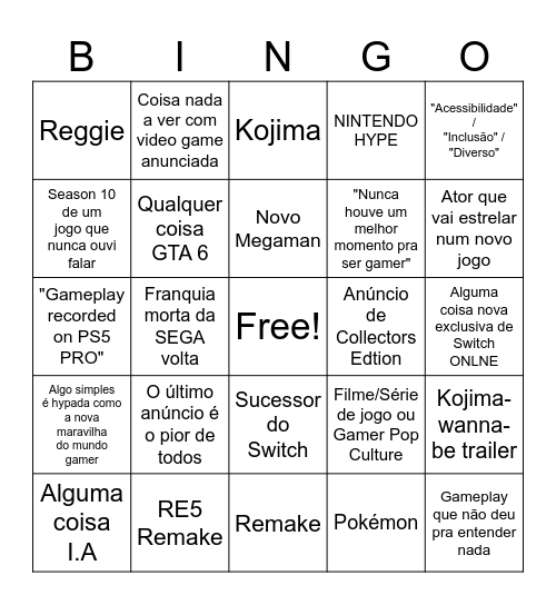 Motta Bingo Card