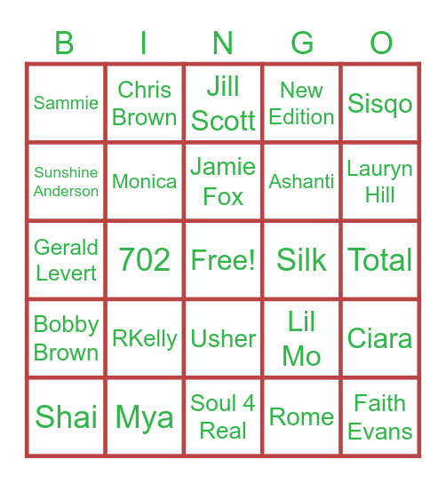 Meanna's Ratchet Bingo Card