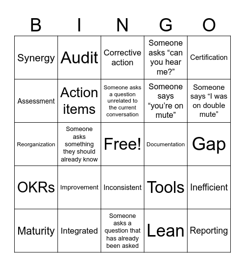 Three Hours of Fun! Bingo Card