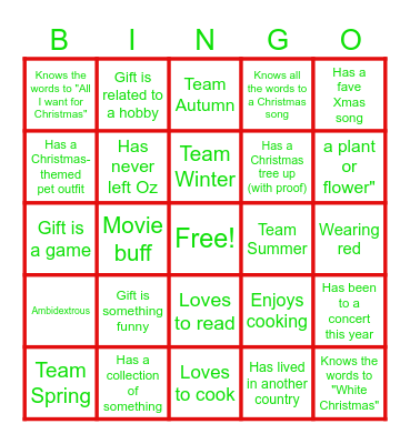 Nursing Worforce Bingo Bonanza Bingo Card