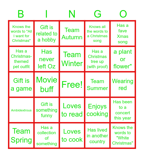 Nursing Worforce Bingo Bonanza Bingo Card