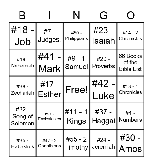 CLA BINGO BONANZA Bingo Card