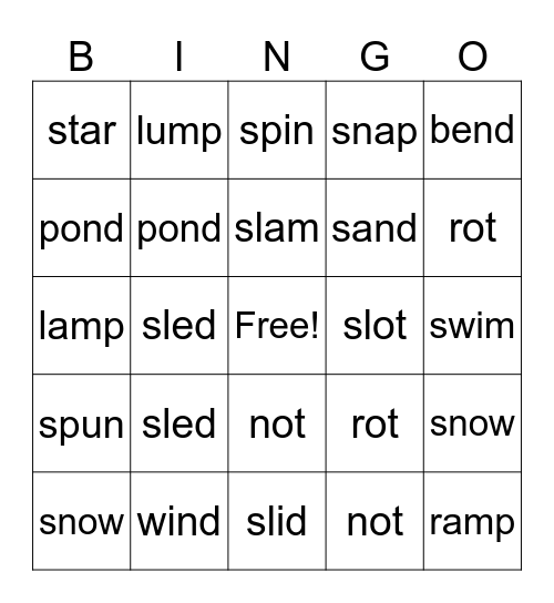 Bingo Blends Bingo Card