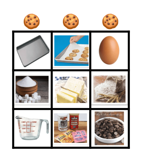 COOKIE BINGO Card