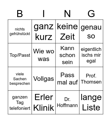 SKODOTZI BINGO Card