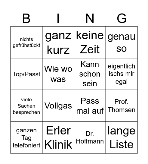 SKODOTZI BINGO Card