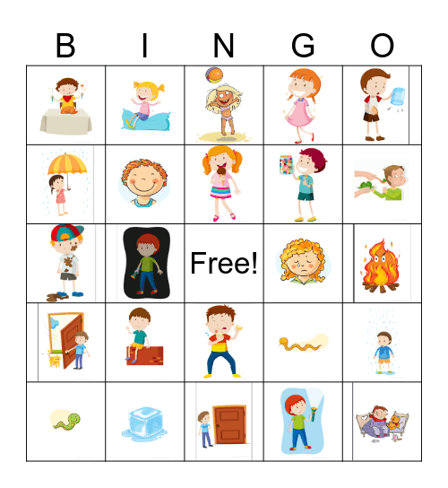 die Gegenteile -BINGO Card